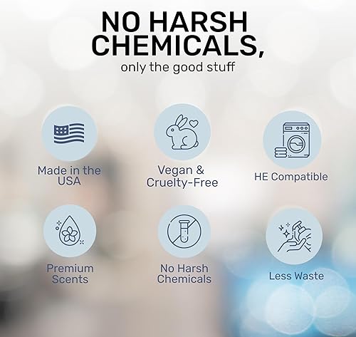 Miniatura 3 de Suavizante líquido natural y acondicionador de FREY Suavizante para la ropa Funciona en todas las máquinas + HE Elaborado con ingredientes