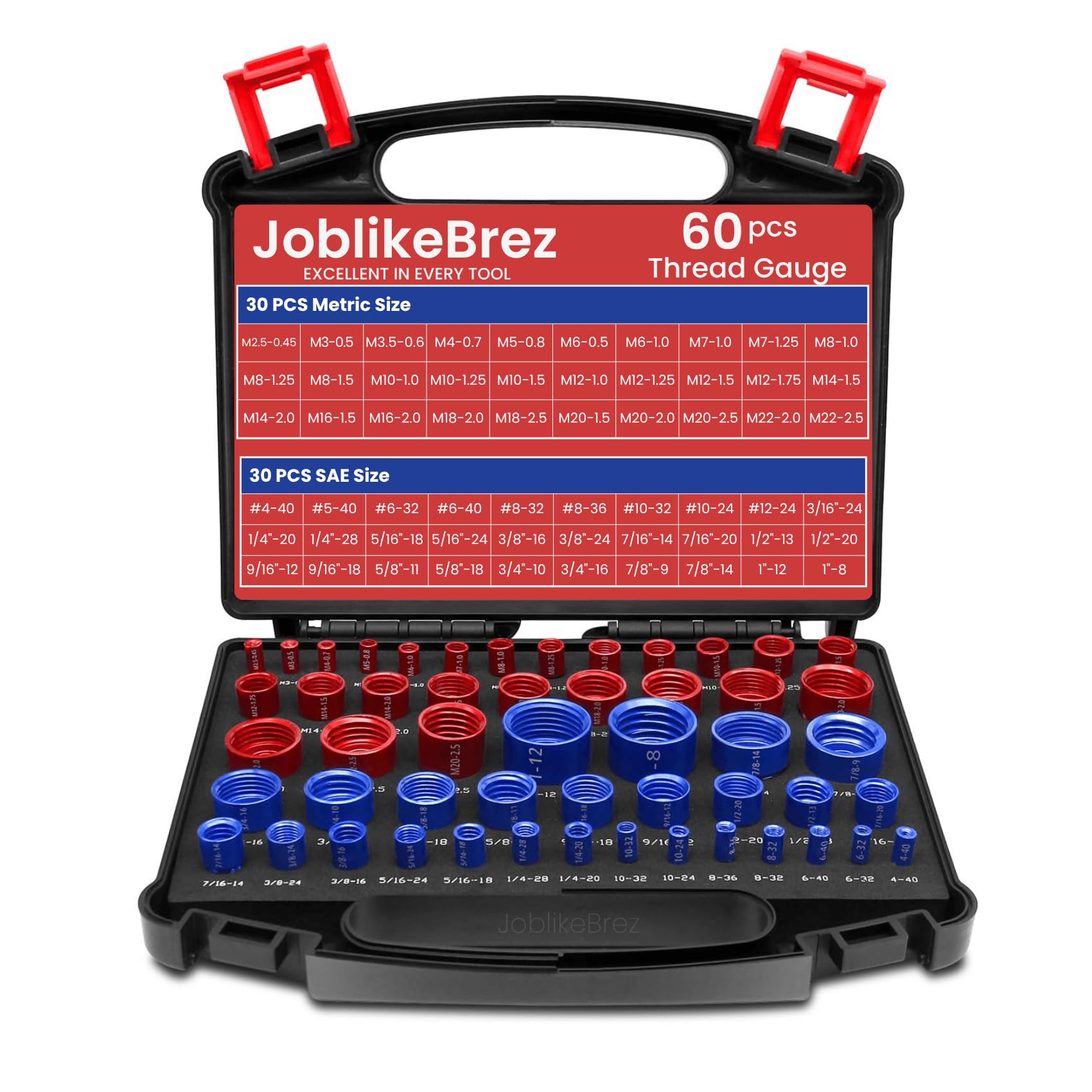 Thread Checker Tool - Accurate Bolt & Nut Measurement -8 Thread Checker Tool - Accurate Bolt & Nut Measurement -8
