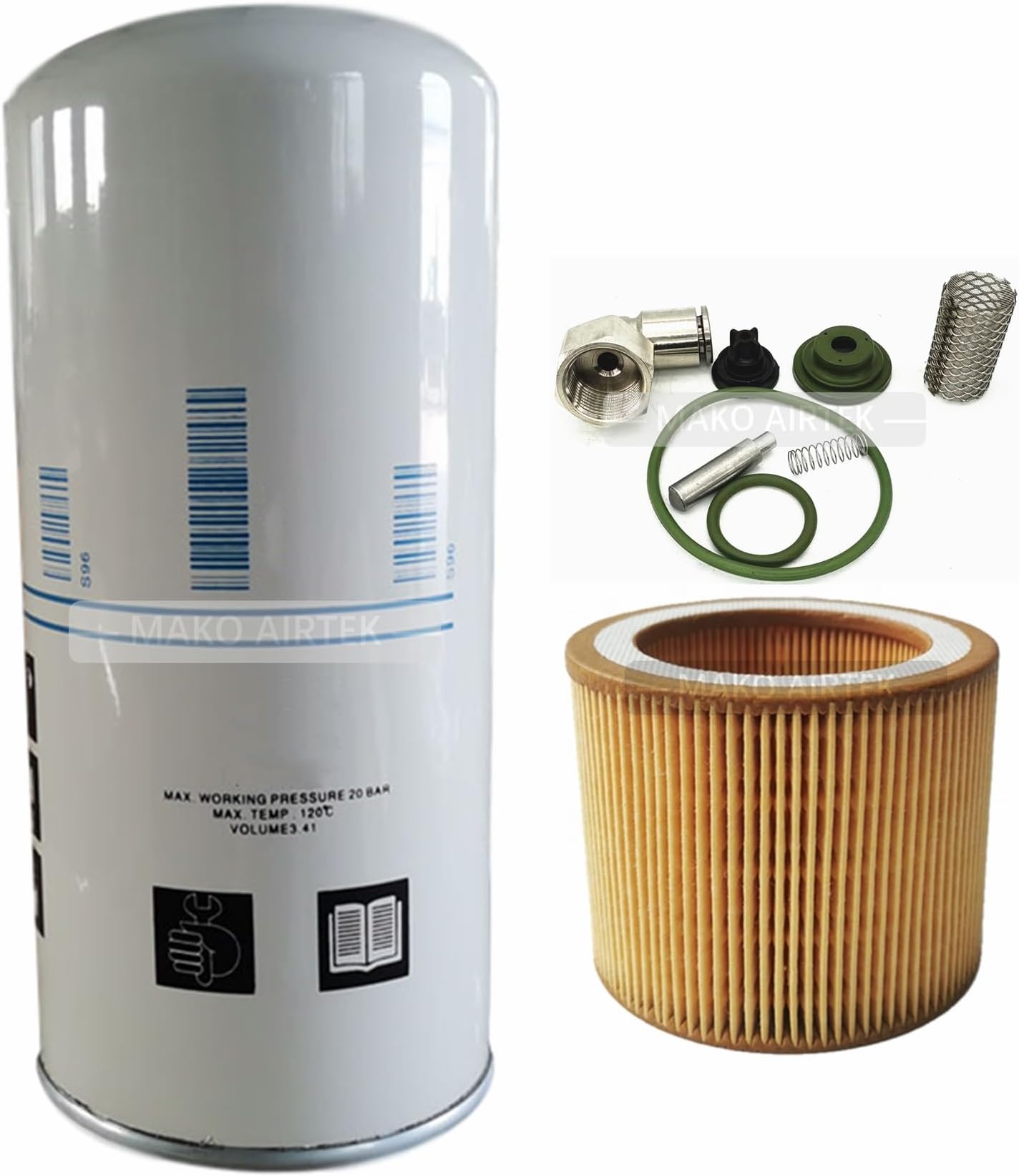 MAKO AIRTEKMaintenance Kit MAKO AIRTEK Fits Atlas Copco (2901353400)
