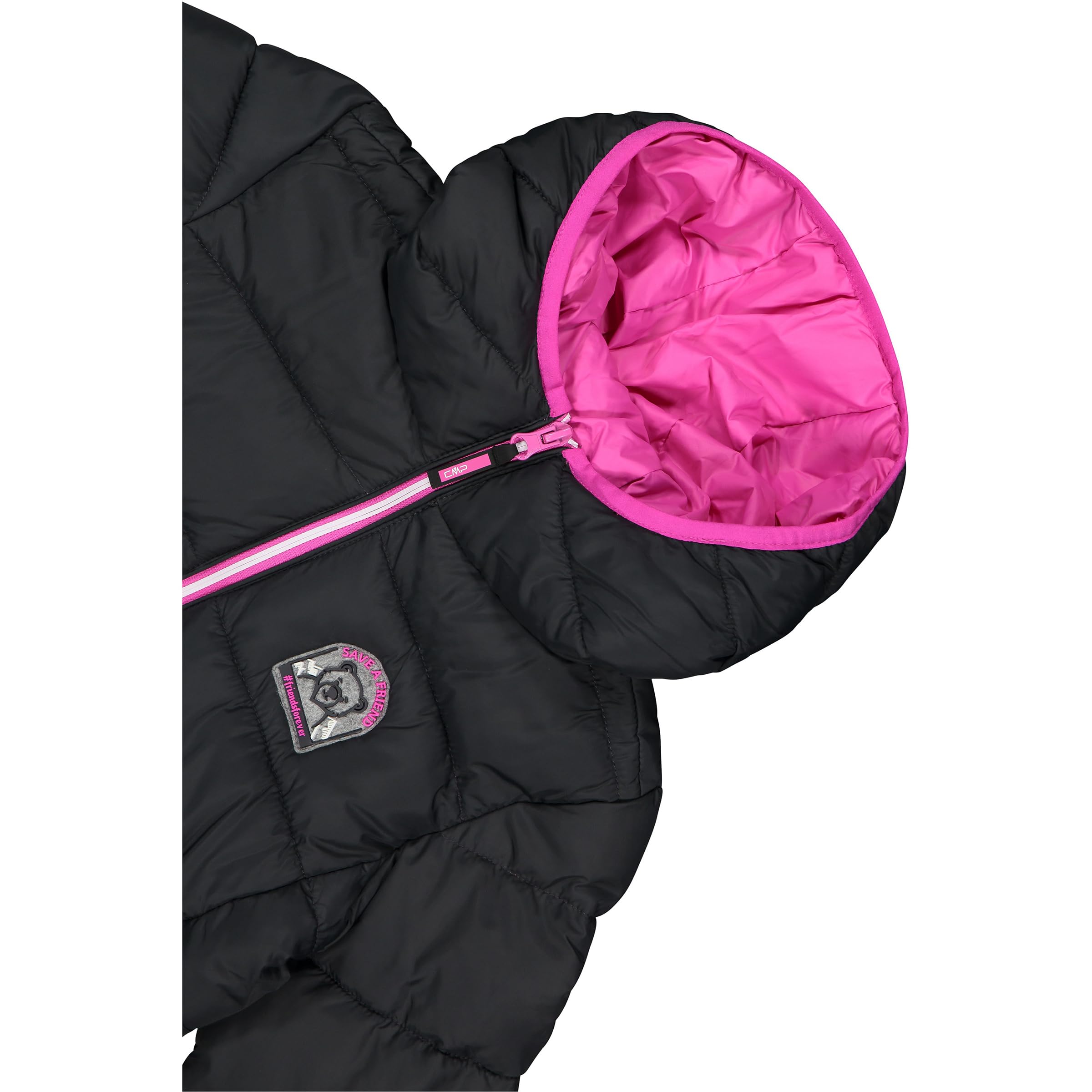 CMP Nylonowa kurtka dziewczęca ze stałym kapturem Uniseks - dzieci Giacca Da Bambina In Nylon Con Cappuccio Fisso