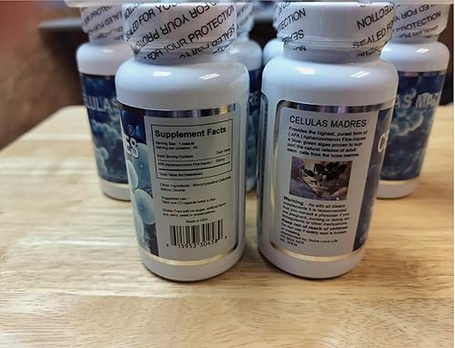 Miniatura 5 de 4 Celulas Madres Stemcells AFA Algas Azul Verde Antienvejecimiento 240 Cápsulas Nuevas Células Madre Cell Plus