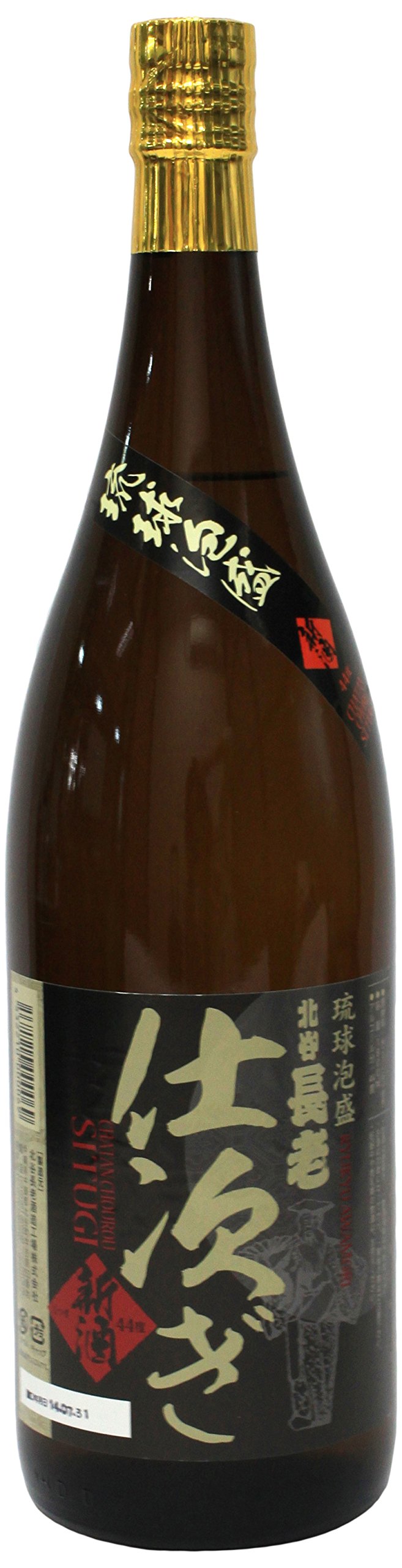 Amazon.co.jp: 北谷 長老 44度 1.8L [泡盛/沖縄県] : 食品・飲料・お酒