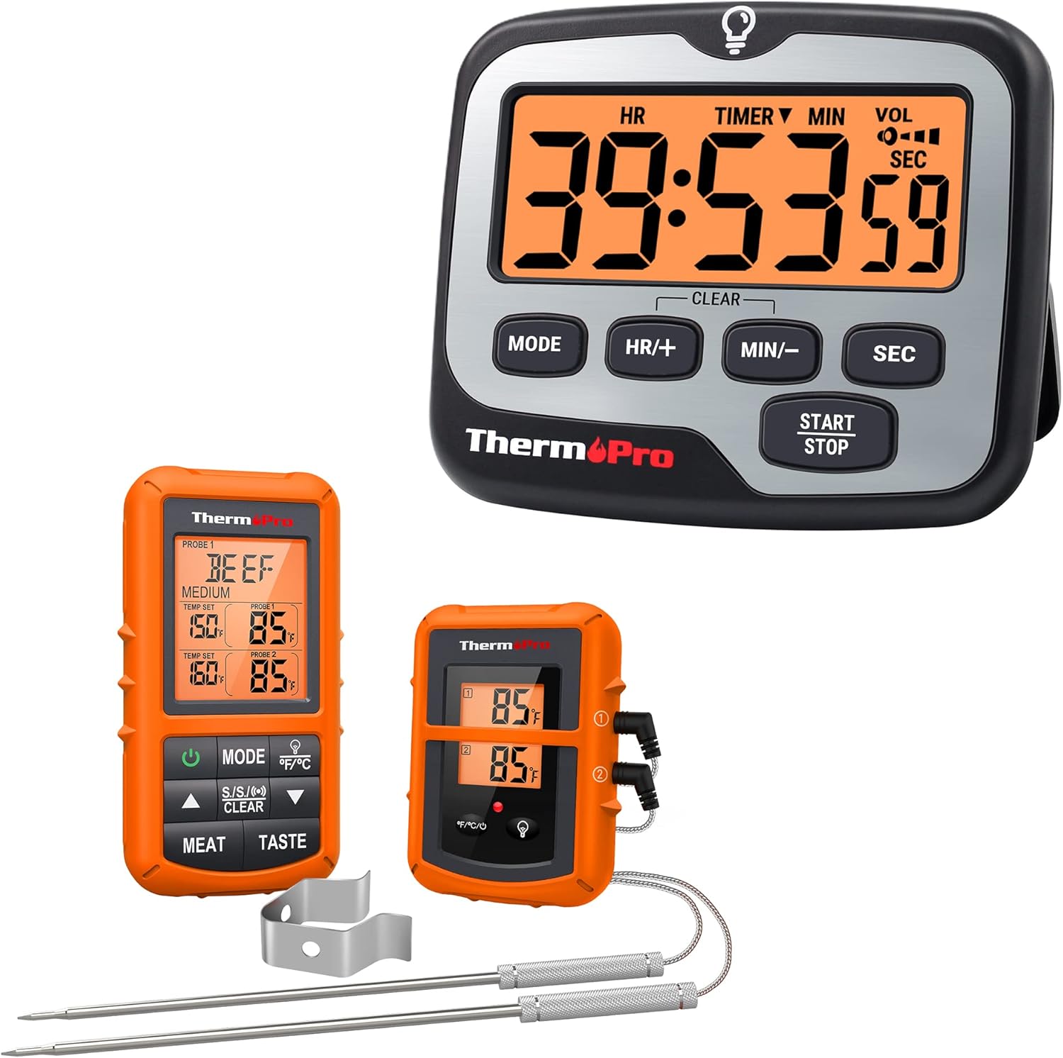 ThermoPro TP20 500FT Wireless Meat Thermometer+ThermoPro