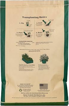 Down To Earth All Natural Fertilizers Organic Blood Meal - 12-0-0, 20 lb | High Nitrogen Plant Food for Green Growth, Vegetable Gardens, Corn, Broccoli, Cauliflower, Heavy Feeding Vegetables