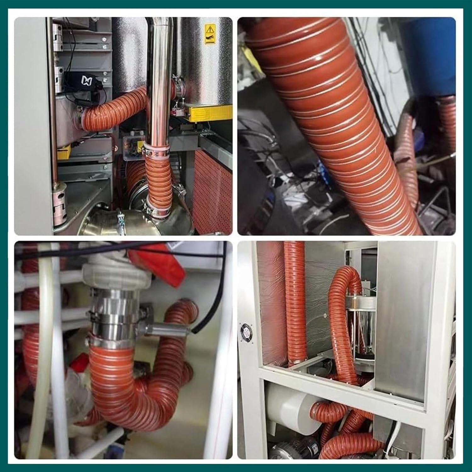 Tubo flessibile di ventilazione HVAC lungo 4,5 m per tende da coltivazione, stanze per asciugatrice, cucine, bagni e soffitte
