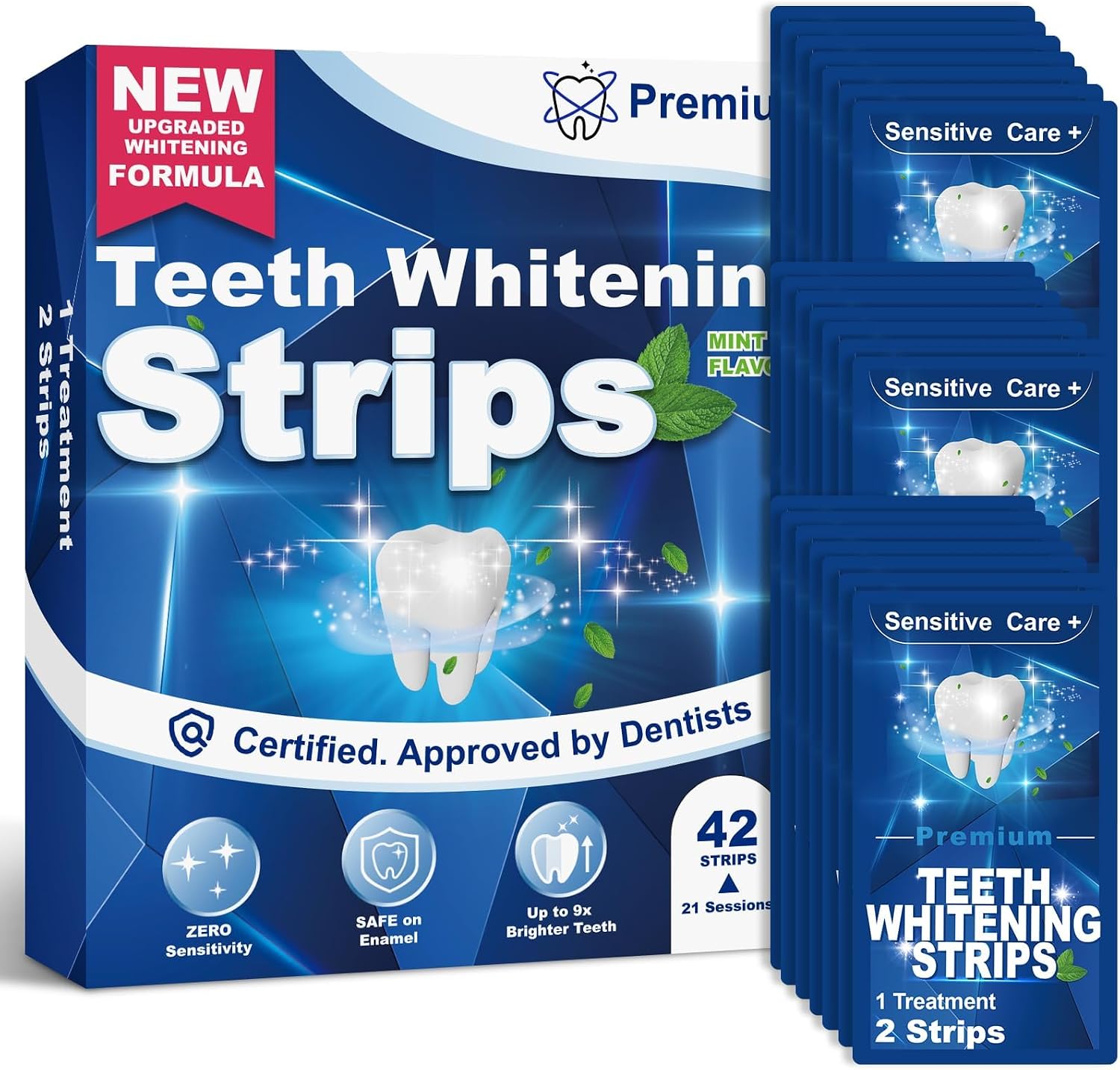 Kit de Blanchiment Dentaire Bandes de blanchiment des dents 42 Bandes — free download