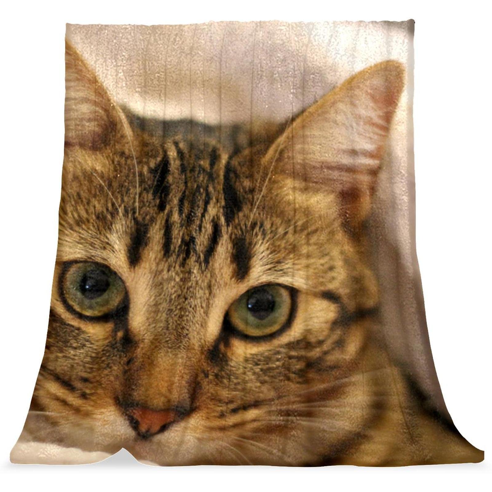 Couverture de lit enfant douce et moelleuse motif Catcato Animal pour lit garçon fille