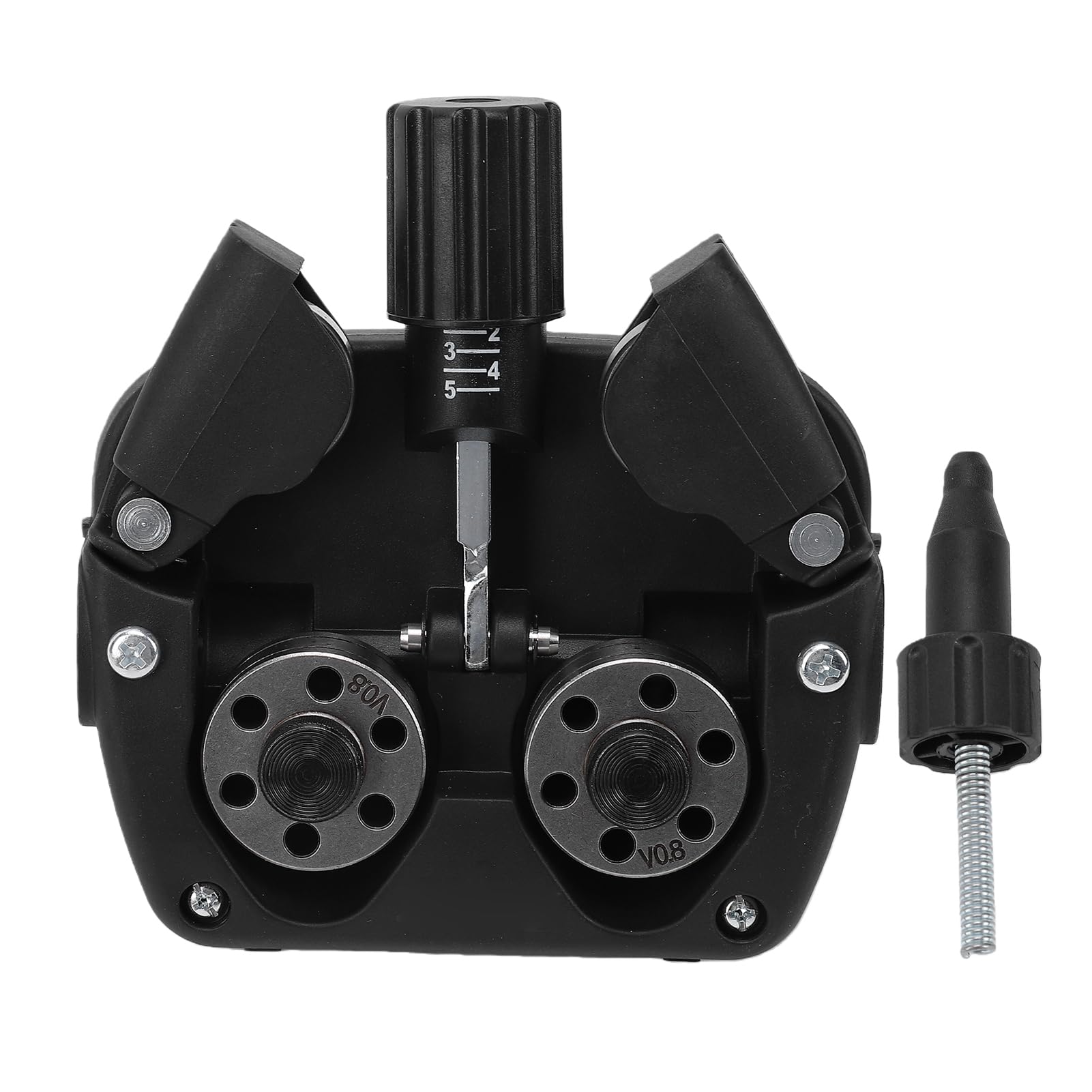 Ejoyous Silnik Podajnika Drutu Spawalniczego MIG, 4-rolkowy Podajnik Drutu ABS, 40 W 1,5 A 2 do 18 M na minutę dla o średnicy 0,8 do 1,0 Mm, Pokrętło Regulacji Skali, Naprawy i Wymiany Spawarki