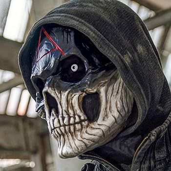 Amazon.co.jp: スケルトン顔カバー、頭蓋骨顔カバー女性