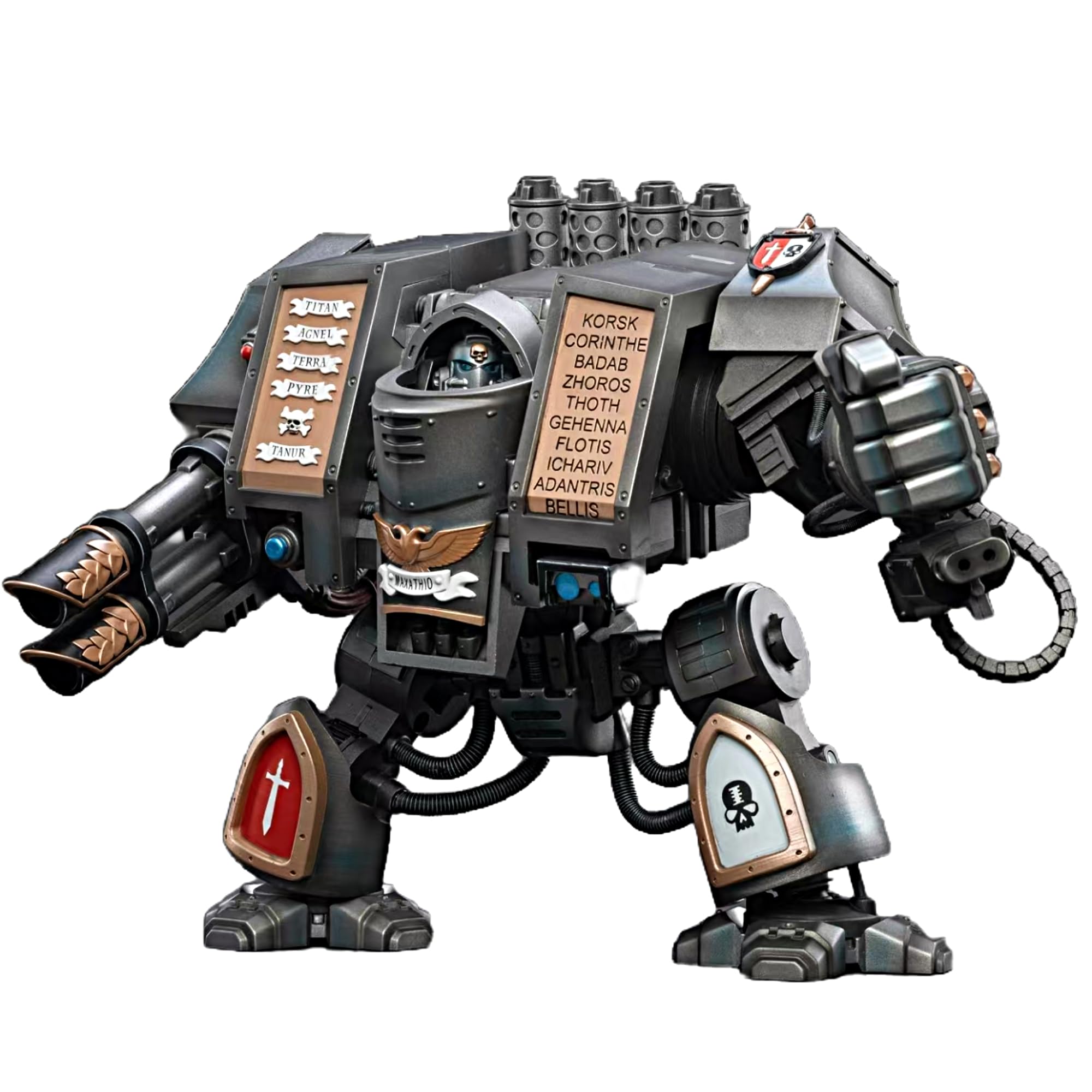 JOYTOY Warhammer 40K 1/18 Action Figures Space Marines Grey Knights Venerable Dreadnought Collectible Model — image 1
