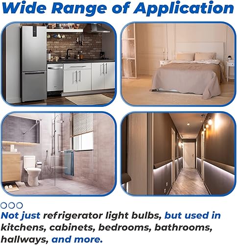 Miniatura 6 de 297048600 241552802 Bombilla de repuesto para refrigerador T8 120V 40W compatible con Whirlpool Electrolux Kenmore Kitchenaid Frigidaire, reemplazo