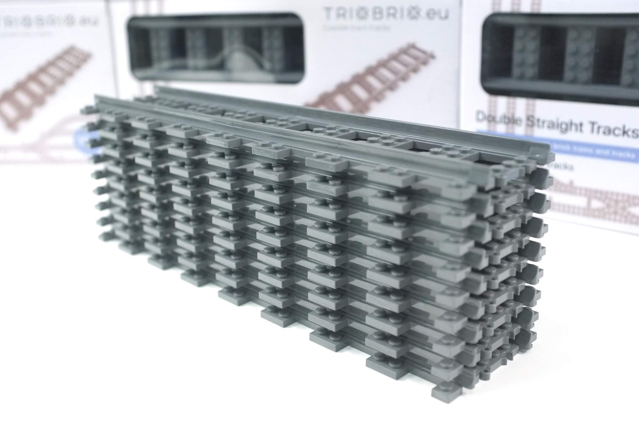 Double Straight Track Set - 10 Pieces