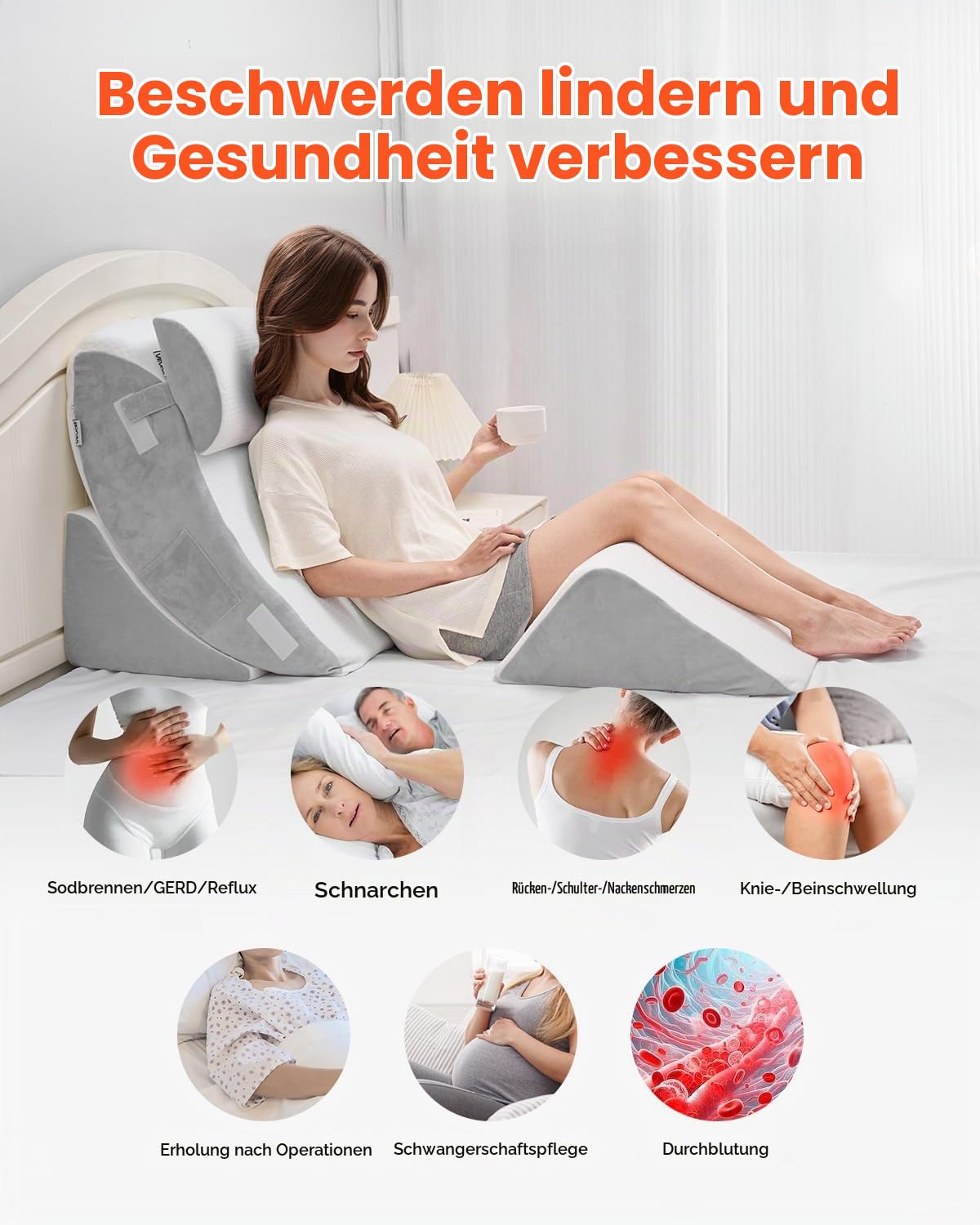 VEVOR Orthopädisches Bett Keilkissen
