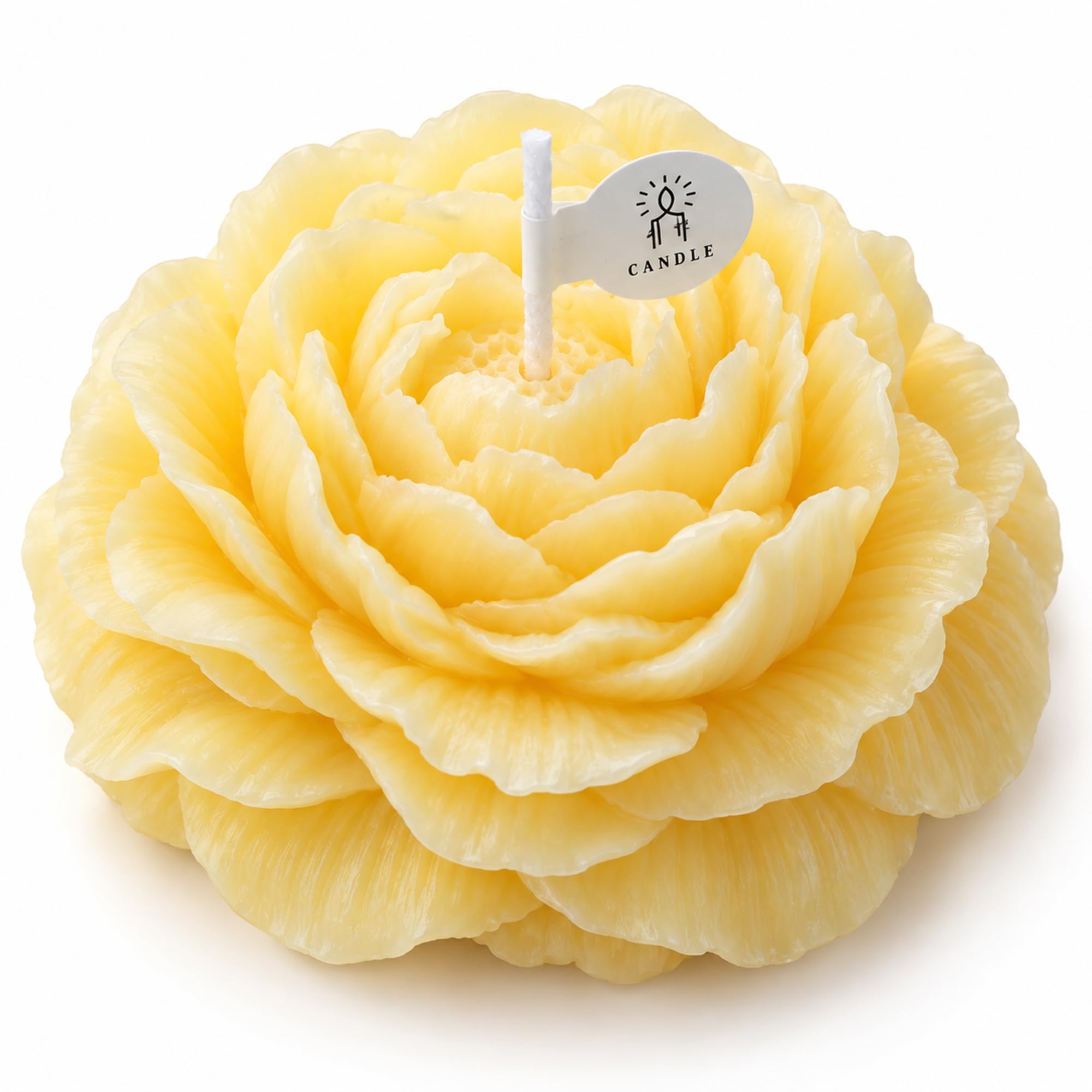 Peony Soy Wax Scented Candle, Daffodil, 3 Inch