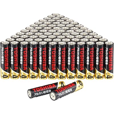 東芝(TOSHIBA) アルカリ乾電池 単4形 80本入 1.5V 使用推奨期限 10年保存 液漏れ防止構造 Zシリーズ LR03Z 80P