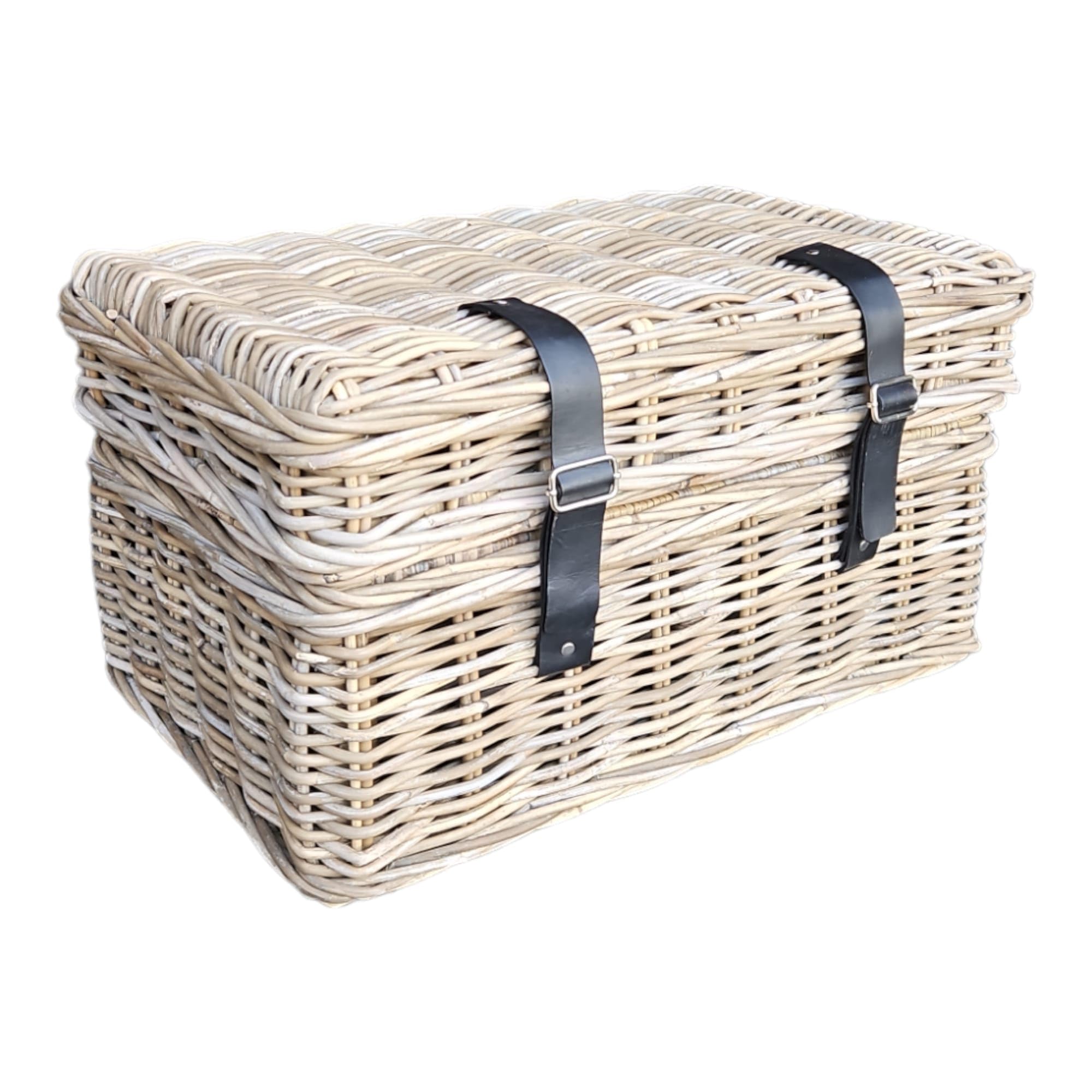 Interieurdirekt Panier de rangement en osier - Alicia (60 x 40 x 33)