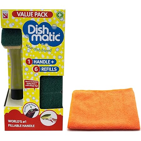 Dish Scrubber MasterClass Dish Brush/Washing Up Brush With Non Scratch Kitchen Brushes For Dishes - Foto 3