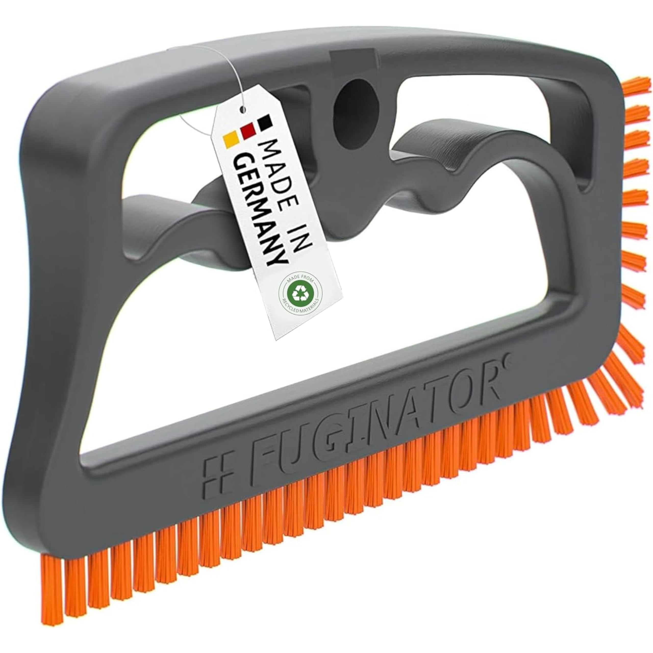 Fuginator 10500010 Recycling Tile Grout Brush, Grey/Orange