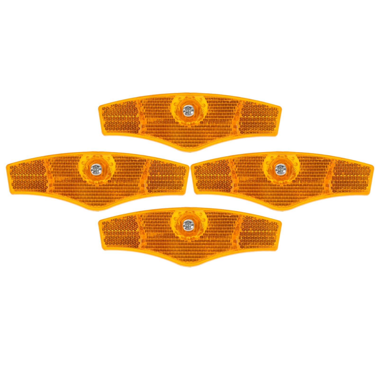 ibasenice 4pcs Bicycle Reflectors Enhance Visibility Safety for Night Riding Easy Installation Durable Reflector Lights for Cycling Adventures