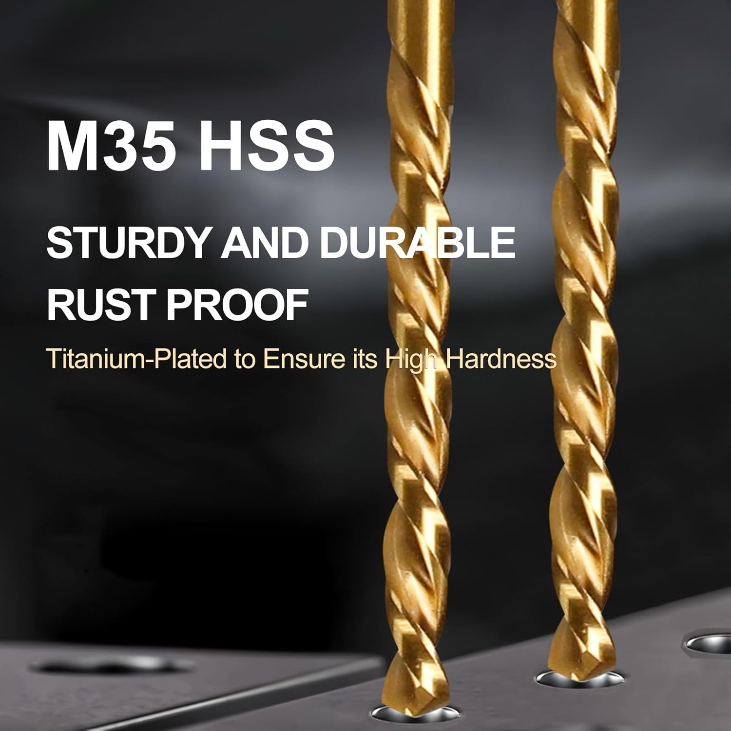 M6 x 1 Spiral Point Thread Tap and 5.0mm Twist Drill Bit Set, High Speed Steel 6542 with M35 Cobalt Drill Bits, Metric Machine Screw Threading and Drilling Tool Kit for Metalworking