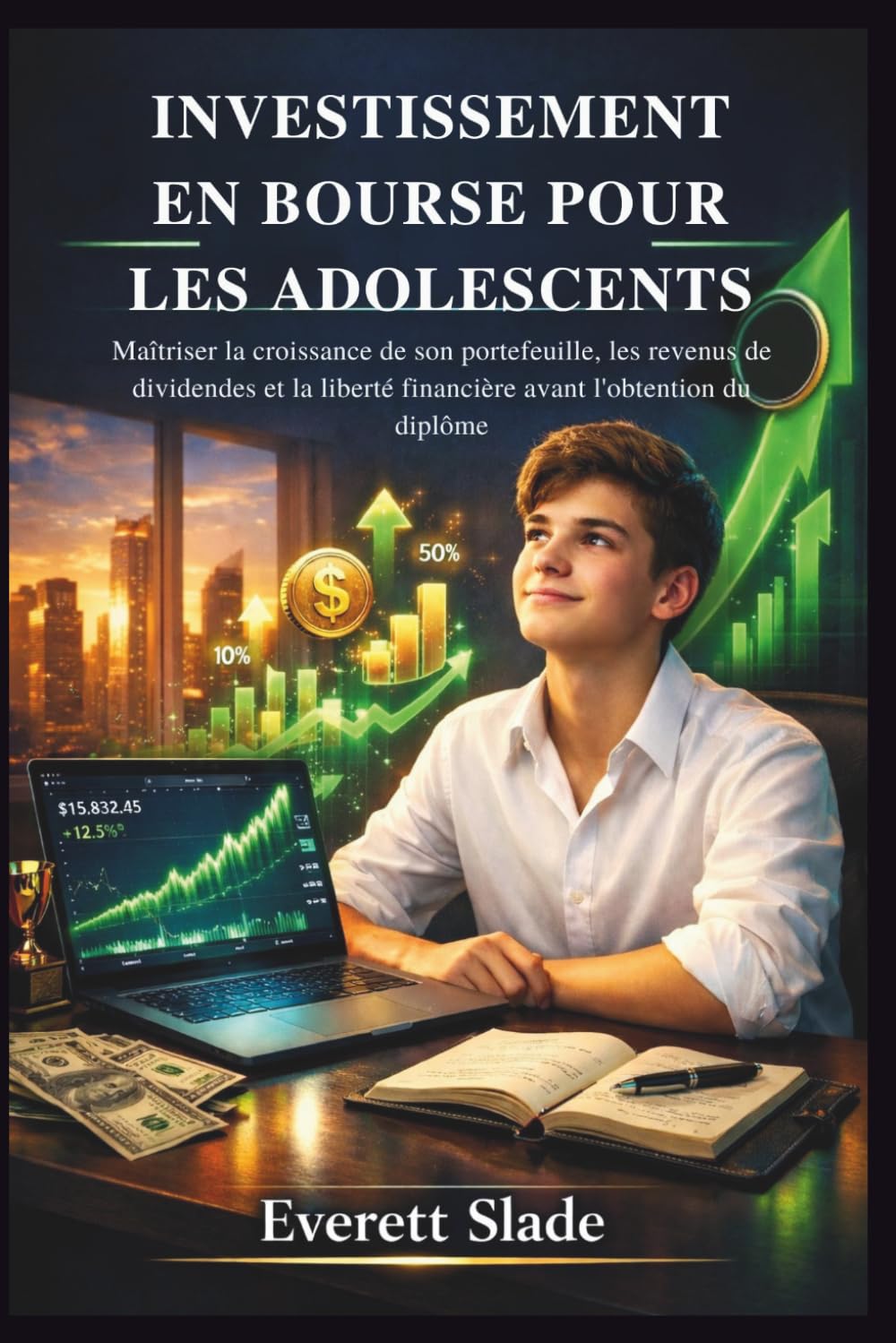 INVESTISSEMENT EN BOURSE POUR LES ADOLESCENTS: Maîtriser la croissance de son portefeuille, les revenus de dividendes et la liberté financière avant l'obtention du diplôme