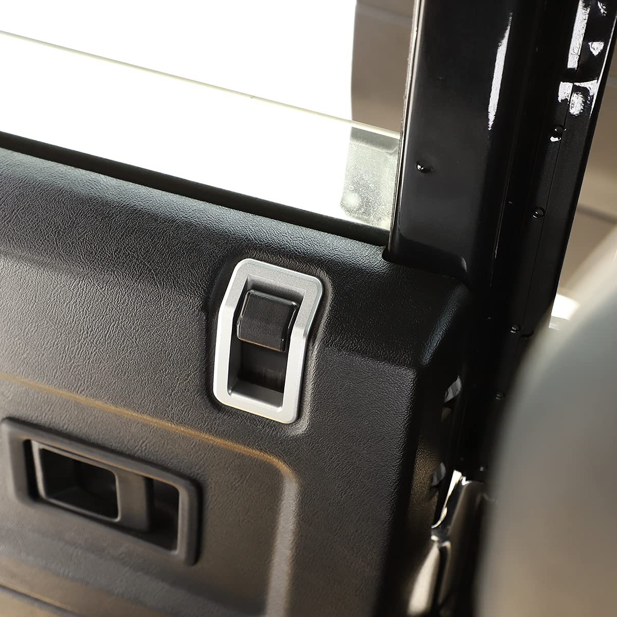 JONKOKO Copertura Per Serratura Della Portiera Dell'auto In Lega Di Alluminio Per LR Defender 90 110 130 2004-2019 Accessori Di Ricambio (per Defender 110 - 6