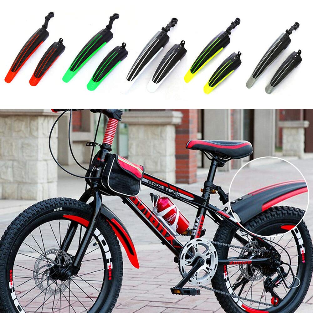 Garde-Boue de vélo, Garde-Boue de vélo électrique, 2 pièces, Garde-Boue Avant et arrière pour vélo de Route et de Montagne (Couleur 9)