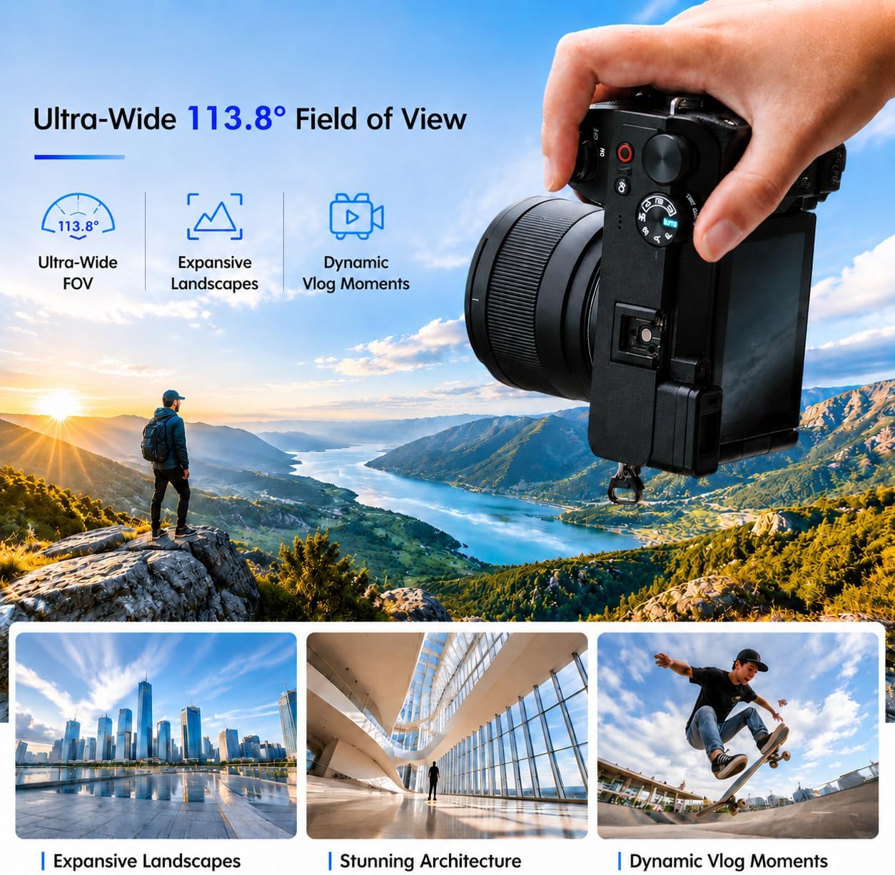 VILTROX AF 9mm F2.8 E Mount Lens for Sony Ultra Wide Prime Lens image 2