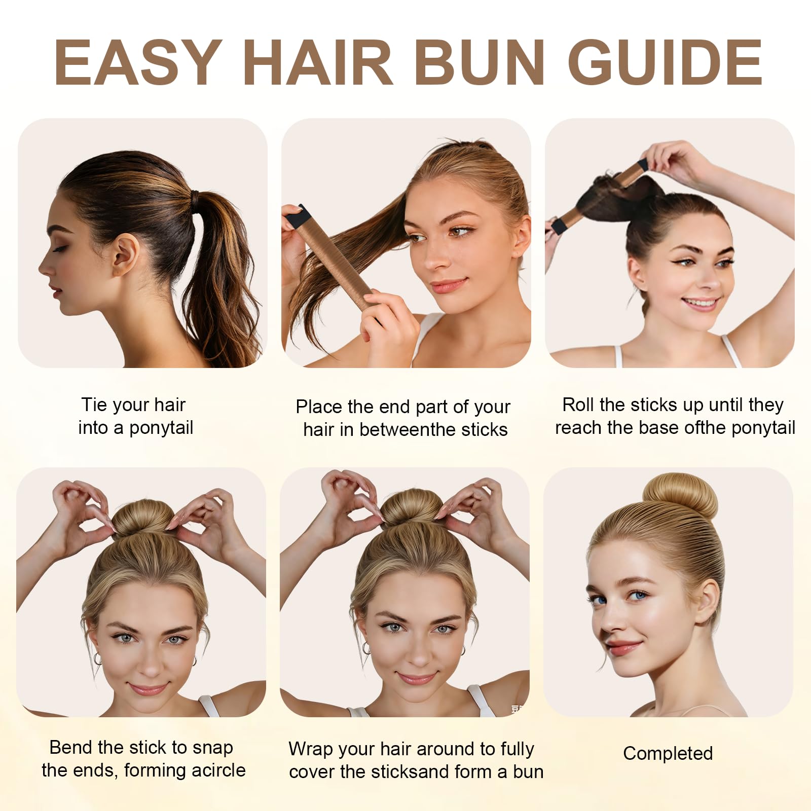Women's Bun Maker Tool - French Twist Hair Accessory -3