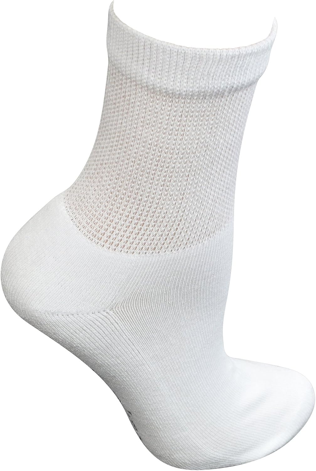 Yomandamor Women's 6 Pairs Bamboo Diabetic Ankle Socks with Non-Binding Top And Cushion Sole,L Size(Socks Size:9-11): Clothing