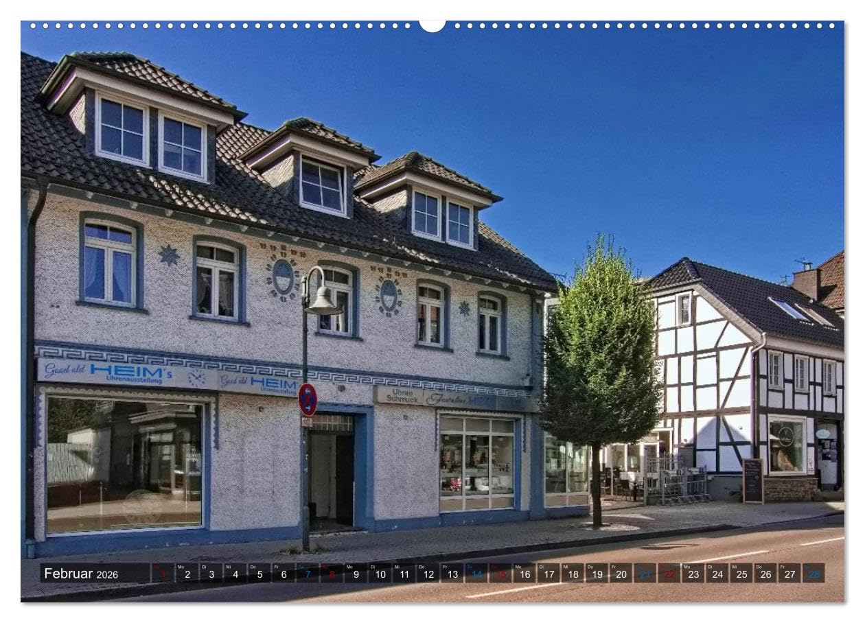 Stadtansichten Overath - Die charmante Stadt an Agger und Sülz (hochwertiger Premium Wandkalender 2026 DIN A2 quer), Kunstdruck in Hochglanz
