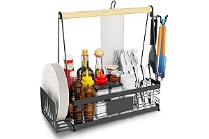 Grill Caddy with Paper Towel Holder and Plate Holder