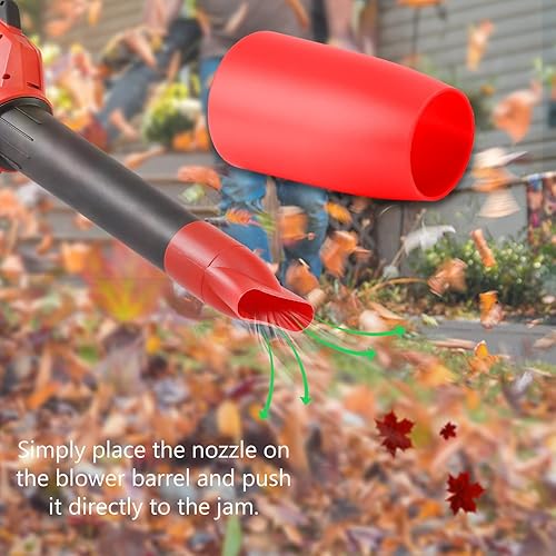 Miniatura 6 de KitchenKipper Boquilla de punta plana y punta de boquilla para soplador de hojas Milwaukee M18 2724-20 y 2724-21 soplador de hojas de combustible,