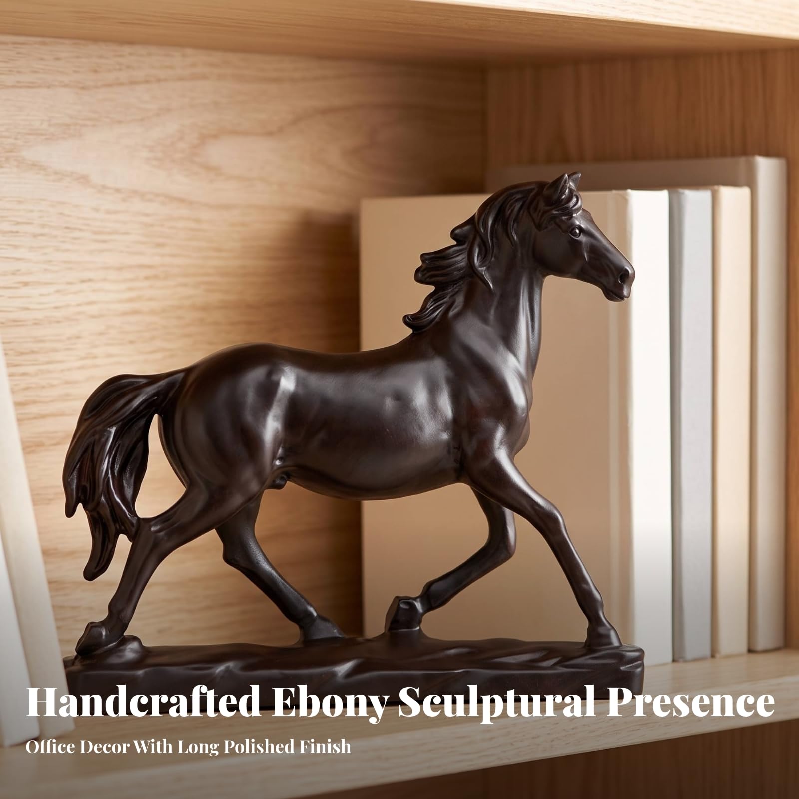 Statue Sculptée à la Main | Statue Socle, pr Bureau, Entrée, 40CM