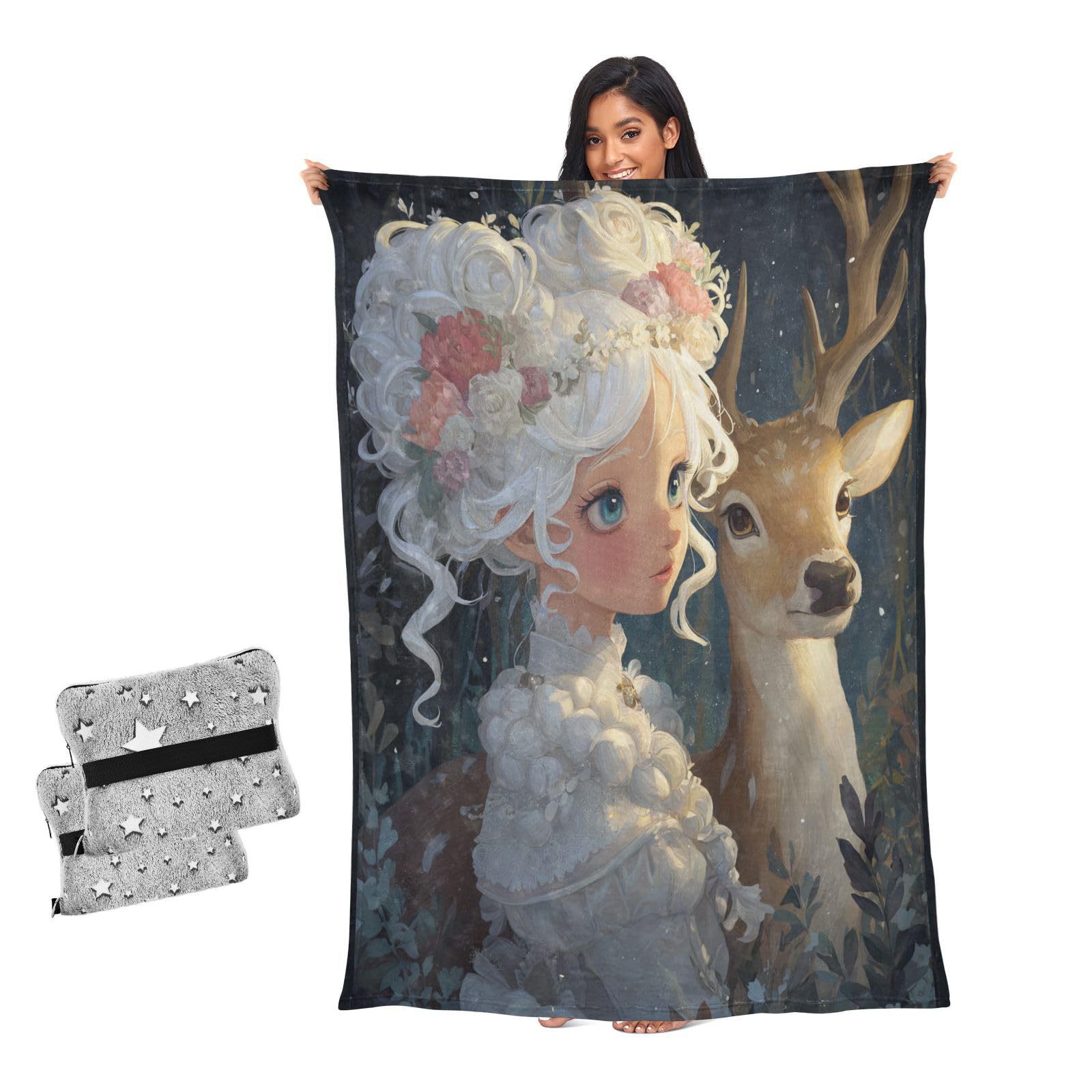 Couvertures pour canapé motif cerf : le cadeau parfait pour elle et lui