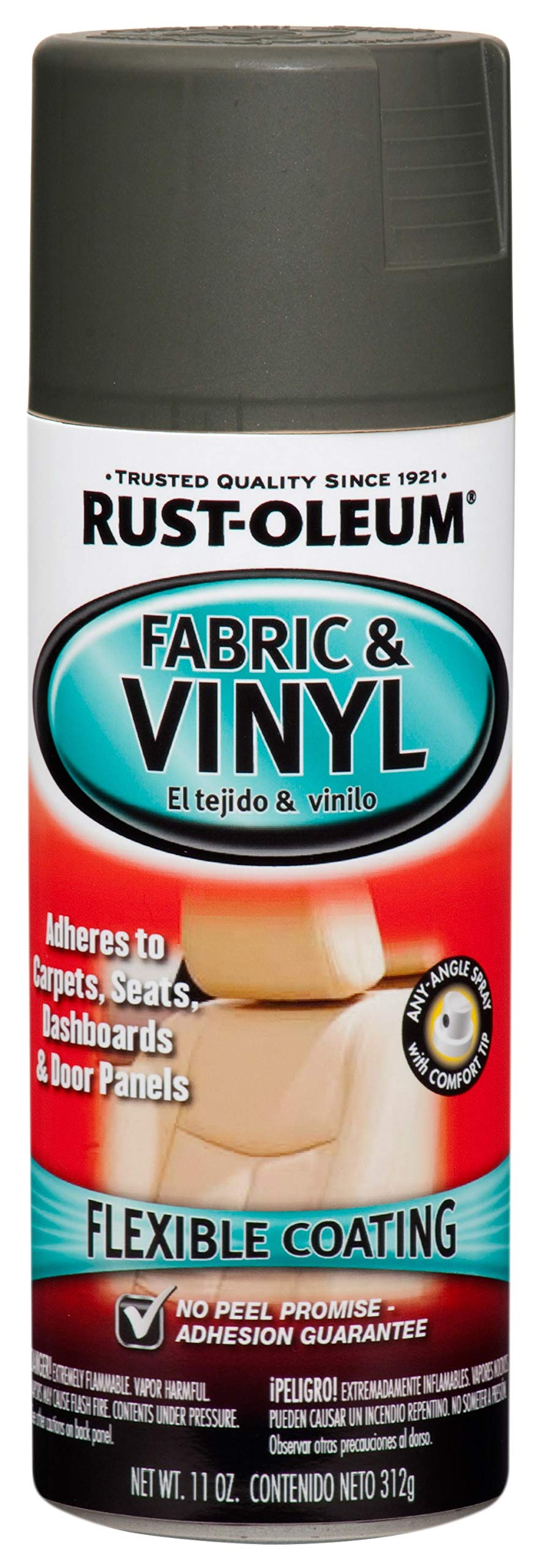 Buy RustOleum 249308 Automotive Fabric & Vinyl Spray Paint, 11Ounce