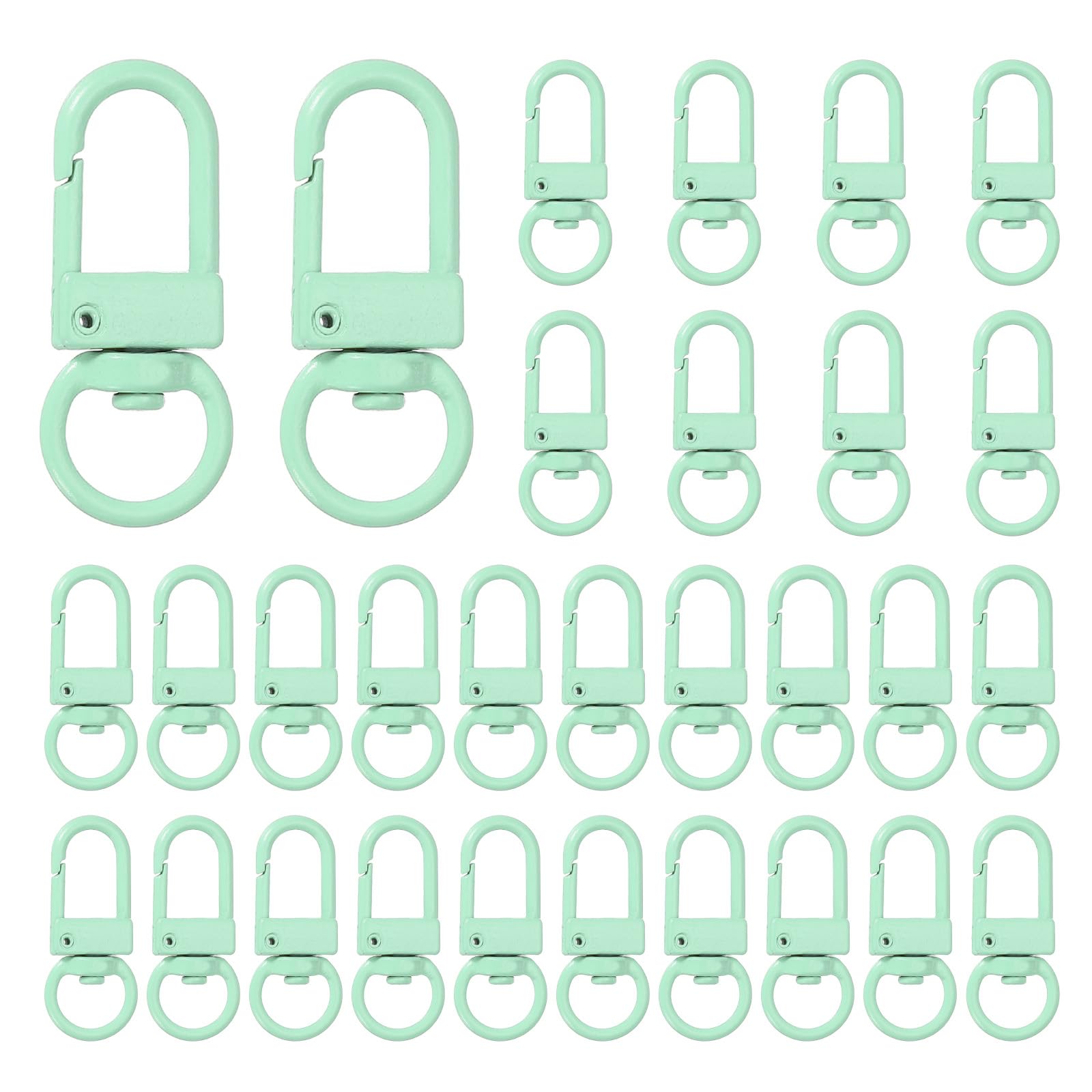 Mousquetons de rechange vert menthe pour réparer et personnaliser vos sacs à main et lanières