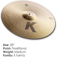 Vista 2 de Zildjian Serie K - Platillo ride de 20 pulgadas (50,8 cm)