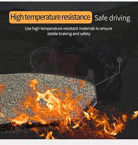 Miniatura 4 de Pastillas de freno traseras de motocicleta para Yamaha XG 250 XG250 Tricker 2004-2006 XT 250 XT250 2006-2008 XTZ 250 2007-2008 YZ 250 YZ250 1990