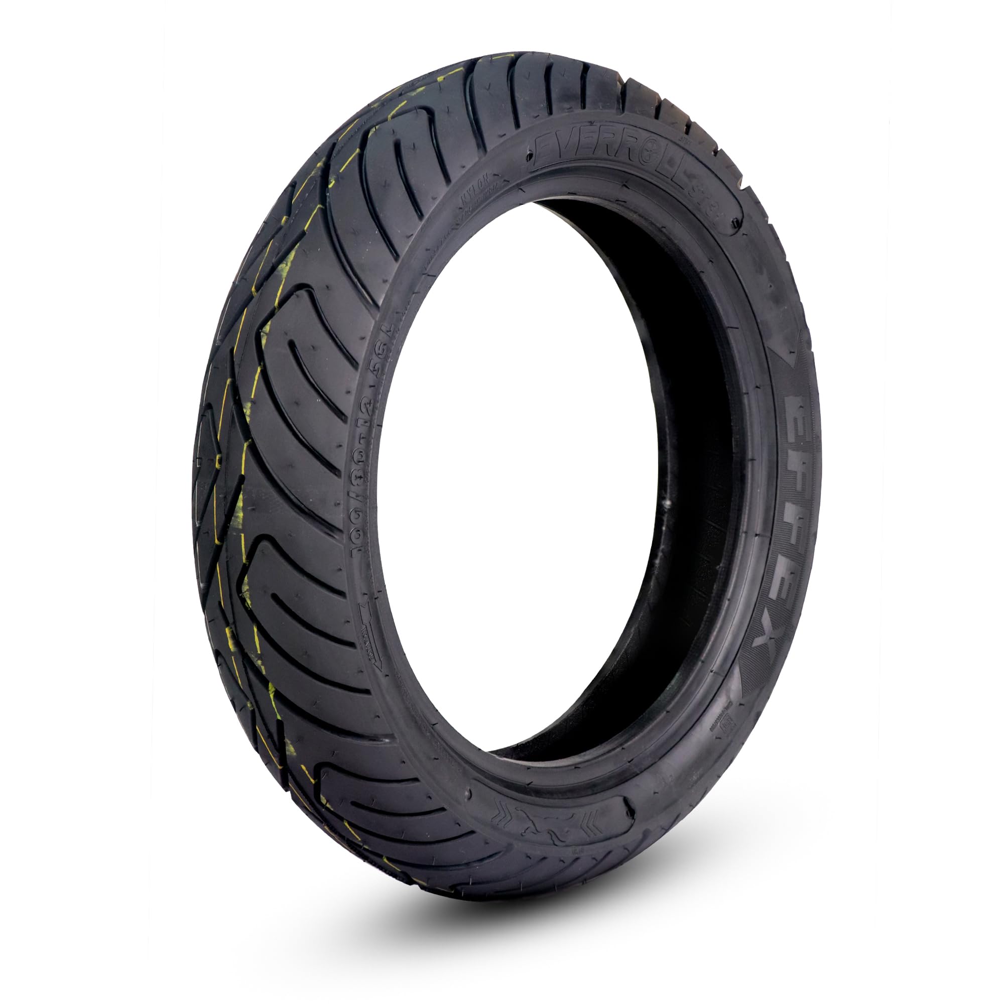 EverRoll 100/80-12 Tyre For Front Bike Tyre| Scooty/Scooter Tyre| Bike Accessories For Long Ride| Rim - 1.85 inches| Section width - 75 Inch| Motorcycle Bike Tyre-image-13