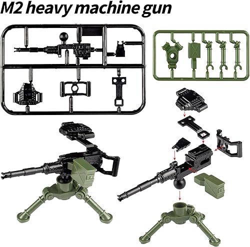Miniatura 12 de Juego de 63 piezas de armas militares, accesorios de fuerzas especiales del Reino Unido, juguetes de armas, equipo militar, bloques de batalla