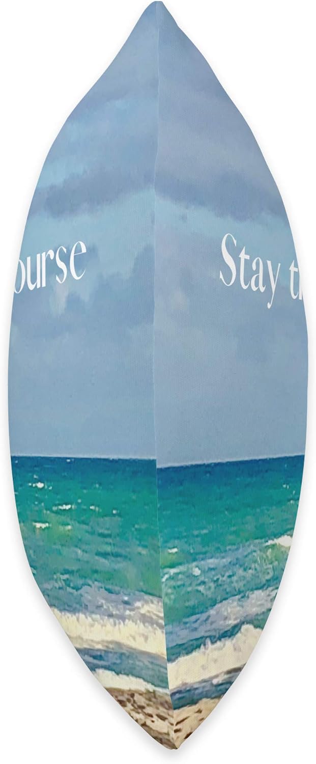 SAIL BOAT, STAY THE COURSE, BEACH Throw Pillow