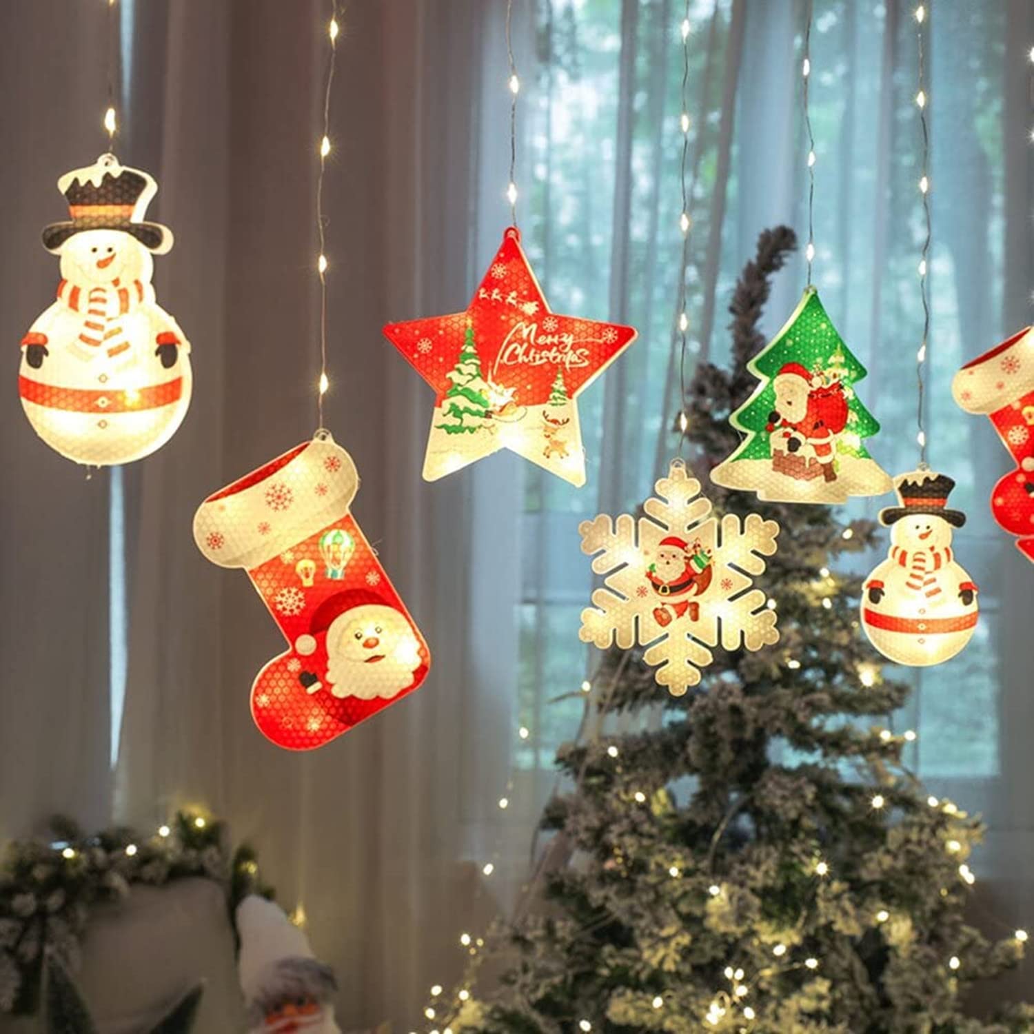 Guirlande lumineuse intérieur extérieur pour illuminer un arbre ou une fête facilement