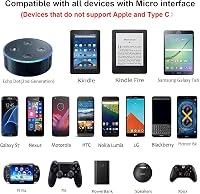 Bohconn 8m Micro USB töltőkábel nylon szürke Samsung Huawei Redmi 6