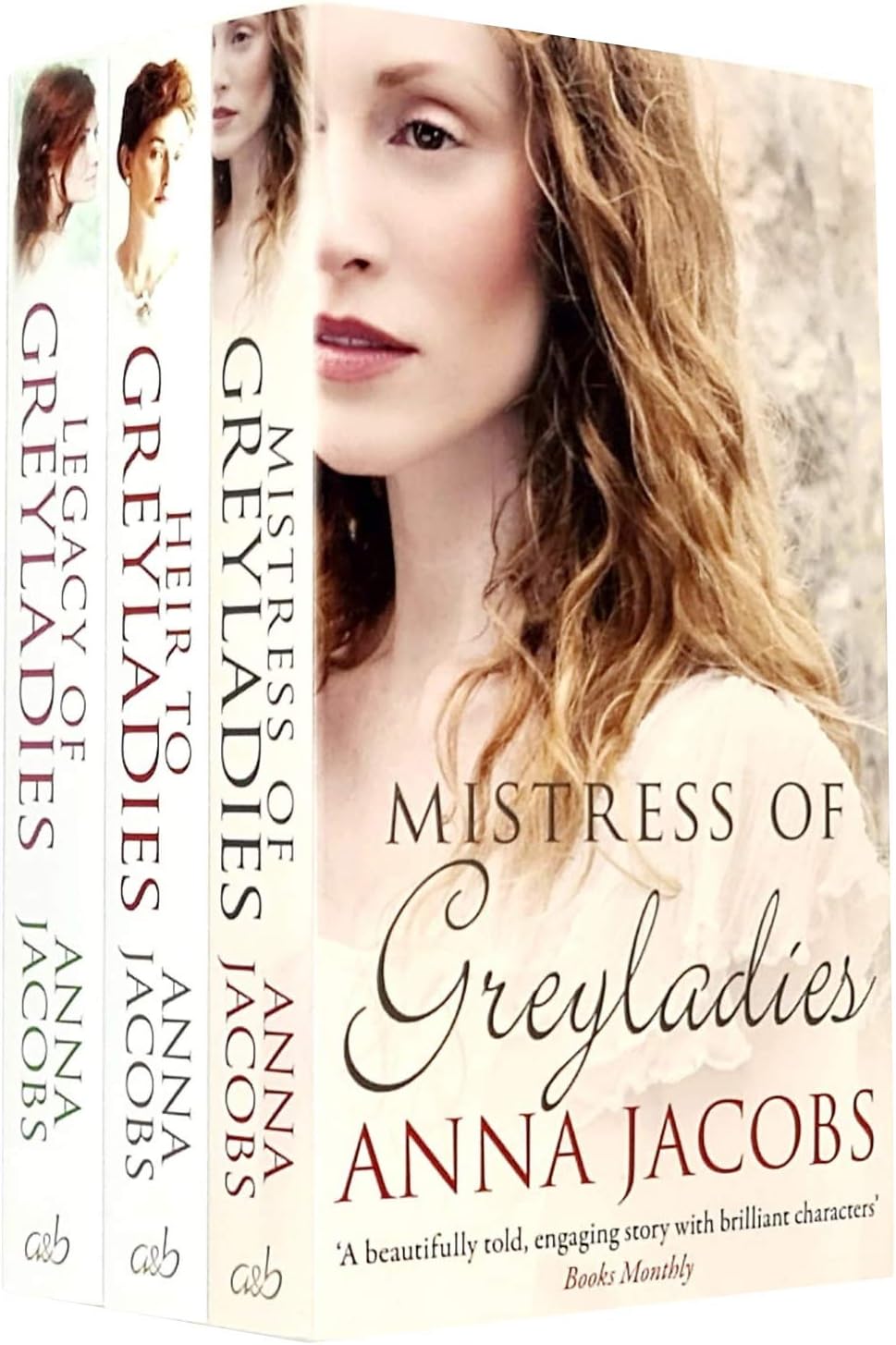 Anna Jacobs Collection Greyladies Series 3 Books Set (Legacy of Greyladies, Mistress of Greyladies, Heir to Greyladies)