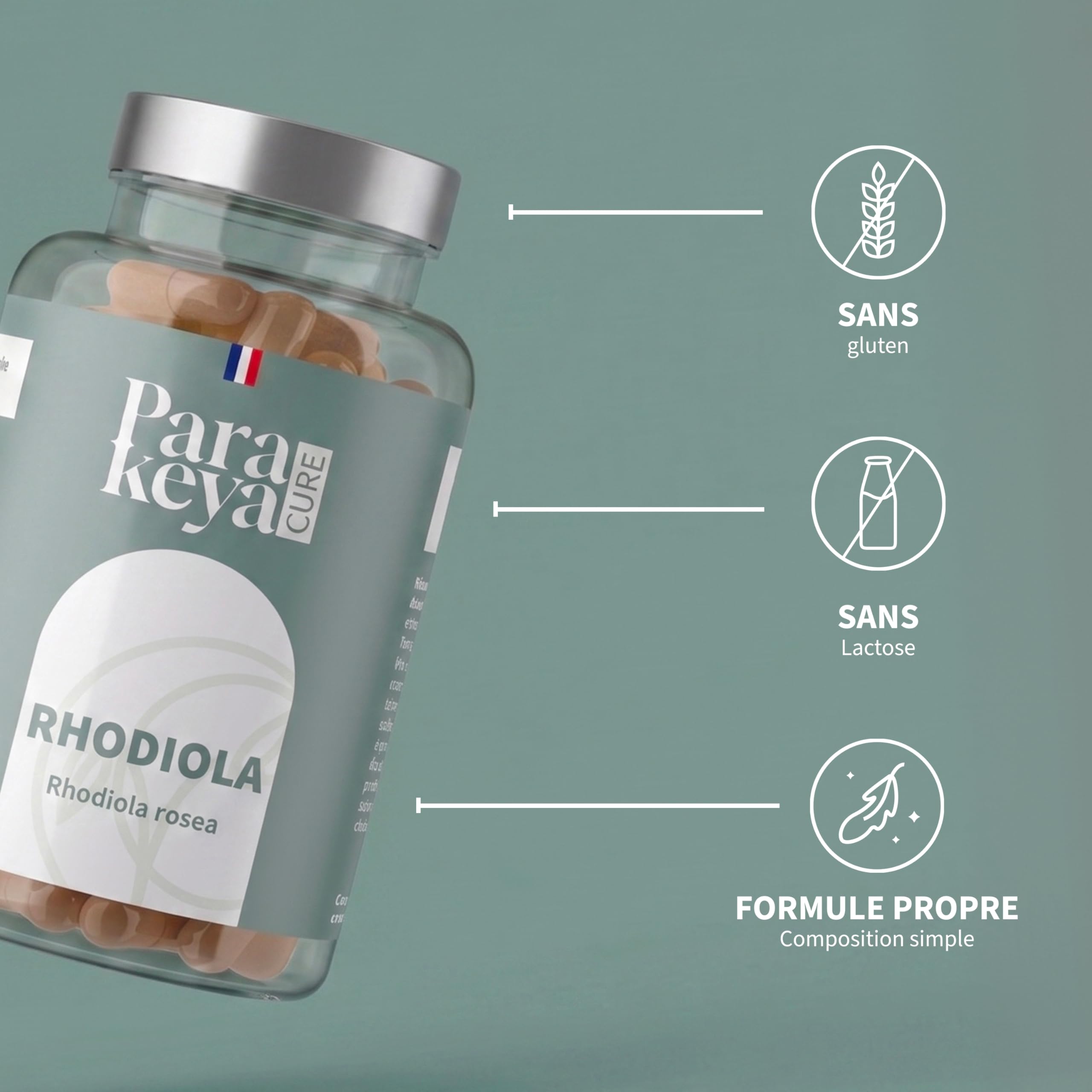 Rhodiola 300 mg - 180 gélules - Complément alimentaire