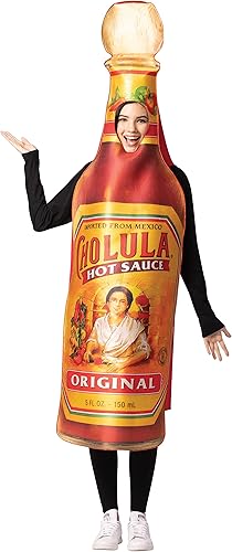 Miniatura 2 de Rasta Imposta McCormick Cholula - Disfraz de Halloween con salsa picante de chile, chipotle, condimento, fiesta, disfraz divertido para hombre y