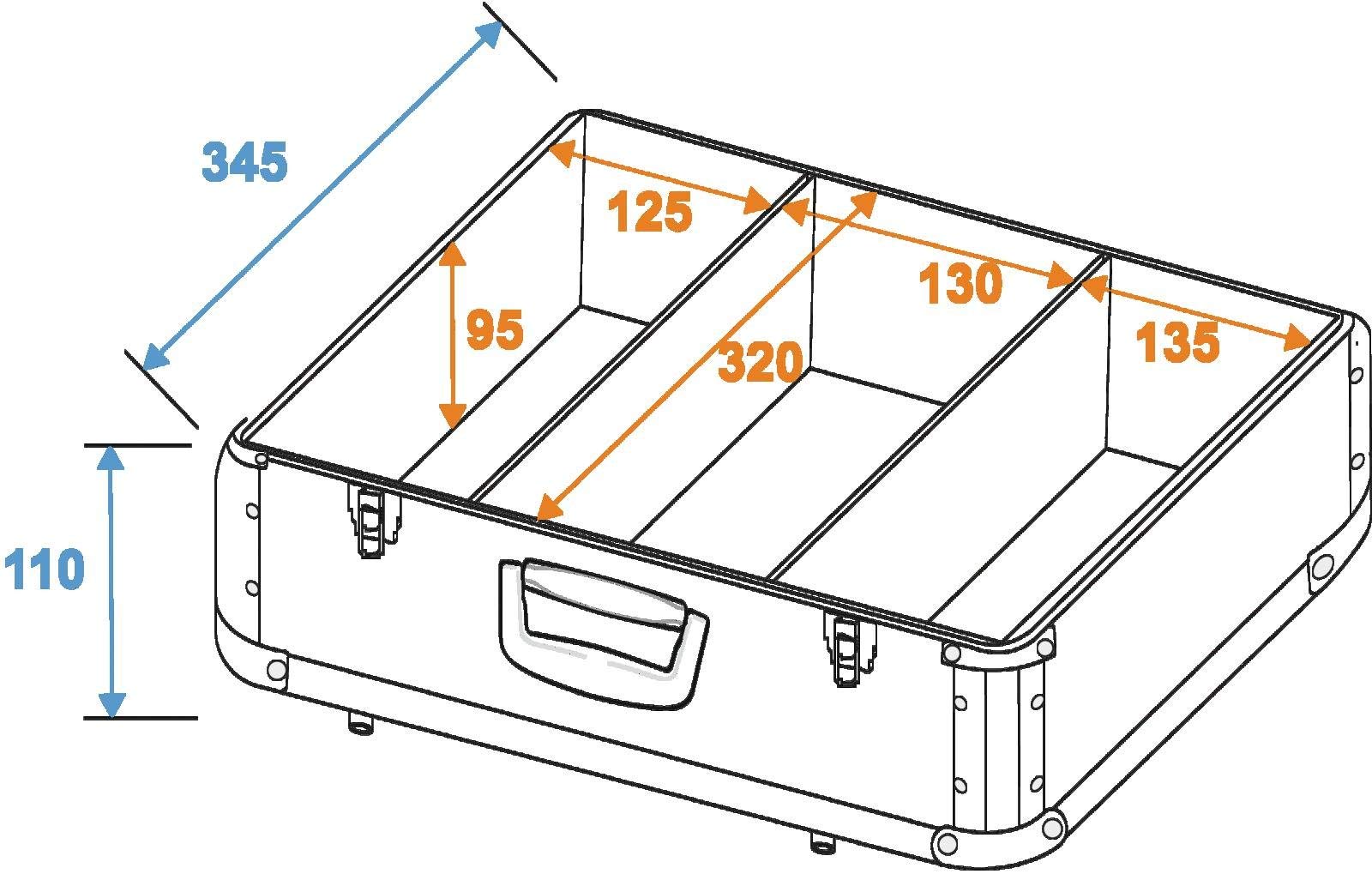 30122056 - Valigetta porta CD con angoli arrotondato