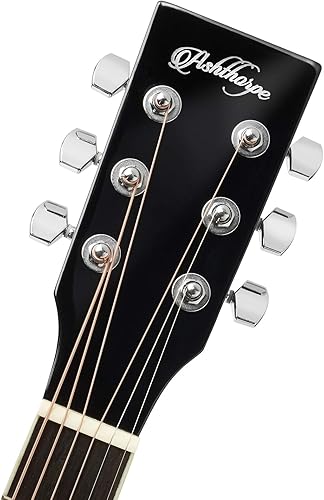 Miniatura 5 de Ashthorpe - Paquete de guitarra electroacústica estándar con diseño delgado con corte - de madera Tonewood de primera calidad