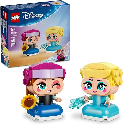 LEGO Disney Princess Karlar Ülkesi Mini Anna ve Elsa 43284 | 5 Yaş ve Üzeri Çocuklar için Küçük Elsa İçeren Oyuncak Yapım Seti, Hediye Fikri (65 Parça)